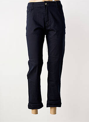 Jeans coupe slim tissage brut taille normale bleu VOGGO femme