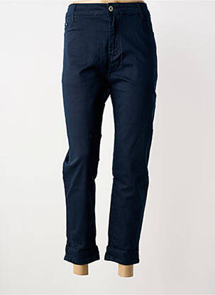Jeans coupe slim tissage brut taille normale bleu VOGGO femme