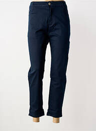 Jeans coupe slim tissage brut taille normale bleu VOGGO femme