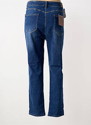 Jeans coupe slim tissage brut taille normale bleu VOGGO femme