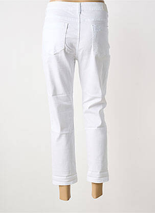 Jeans coupe slim tissage brut taille normale blanc VOGGO femme