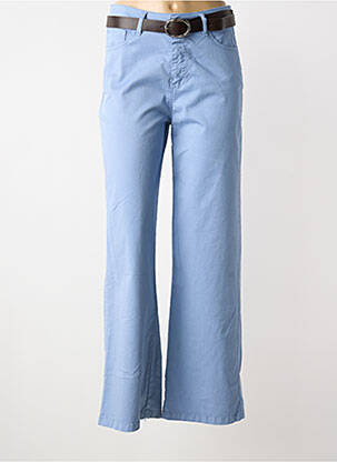 Pantalon flare taille normale taille normale bleu CECILE WANG femme