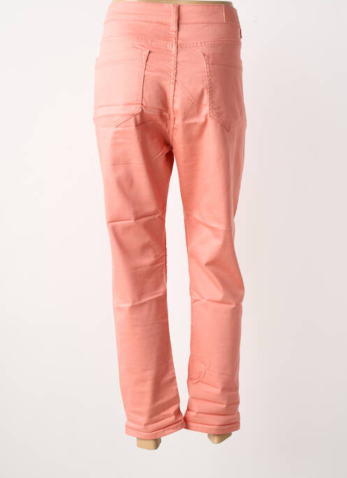 Jeans coupe slim tissage brut taille normale rose VOGGO femme