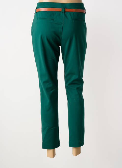 Pantalon 7/8 stretch taille normale vert SARAH JOHN femme