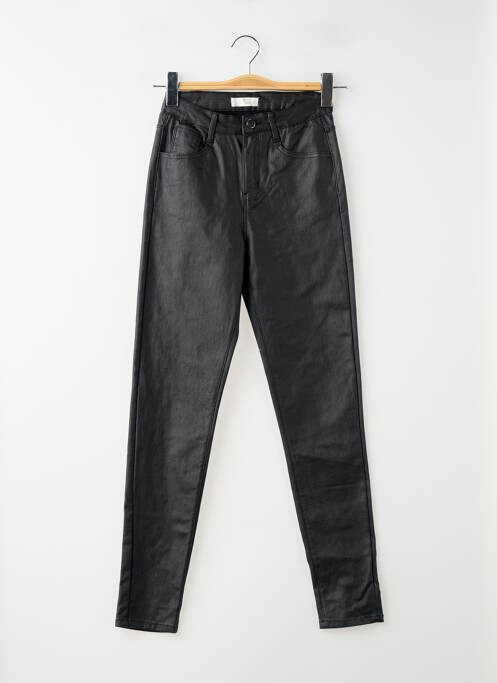 Pantalon slim stretch taille normale noir SARAH JOHN femme