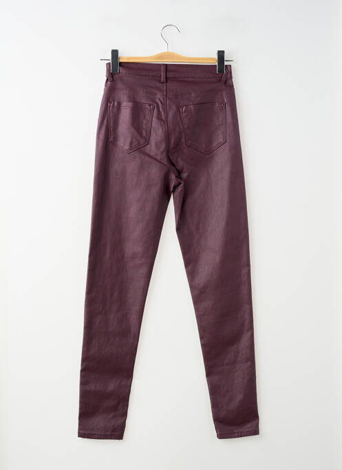 Pantalon slim stretch taille normale violet SARAH JOHN femme