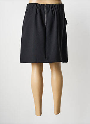 Jupe mi-longue doublure textile noir EMMA ELLA femme