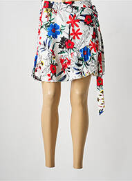 Jupe courte taille normale blanc GUIMANOS femme