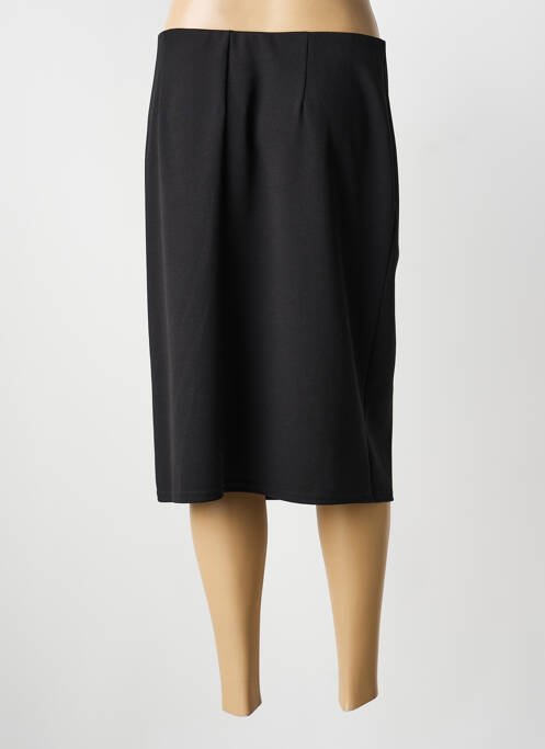 Jupe mi-longue taille normale noir RENATTO BENE femme