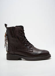 Bottines/boots talon bas talon plat jusqu'à 3cm marron GOODSTEP femme