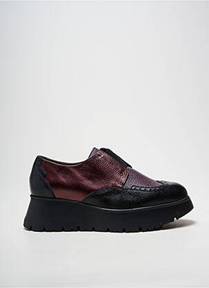 Derbies tissage satiné talon de 4 à 6cm violet WONDERS femme