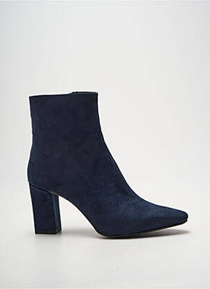 Bottines/boots bout pointu talon de 4 à 6cm bleu GIULIA femme