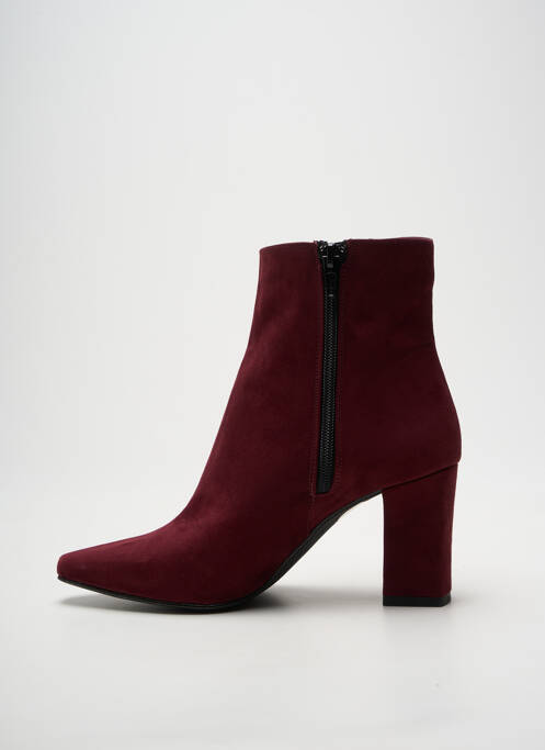 Bottines/boots bout pointu talon de 4 à 6cm violet GIULIA femme