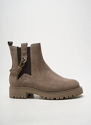 Bottines/boots talon bas talon plat jusqu'à 3cm gris GOODSTEP femme
