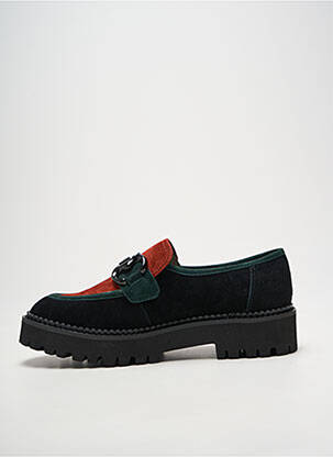 Mocassins bout rond talon de 4 à 6cm noir METAMORF'OSE femme