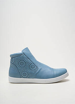 Bottines/boots bout rond talon plat jusqu'à 3cm bleu ANDREA CONTI femme