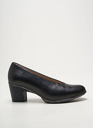 Escarpins tissage satiné talon de 4 à 6cm noir WONDERS femme