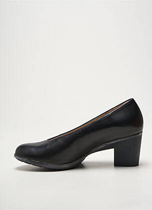 Escarpins tissage satiné talon de 4 à 6cm noir WONDERS femme