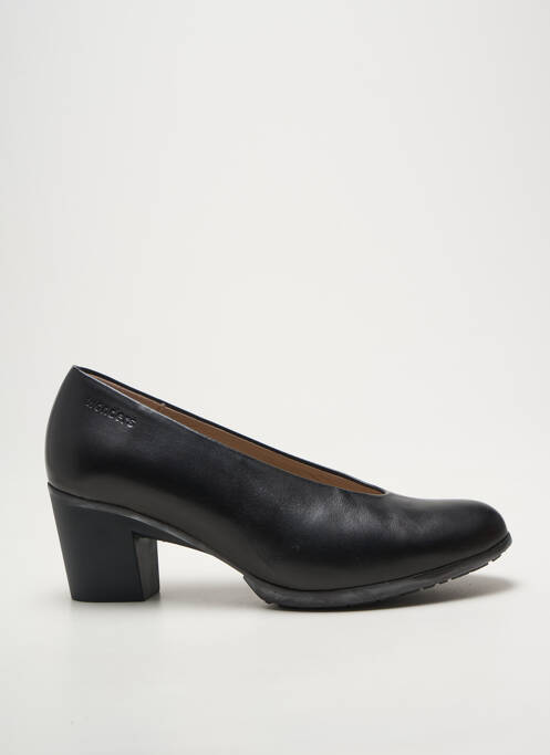 Escarpins tissage satiné talon de 4 à 6cm noir WONDERS femme