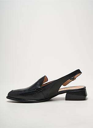 Mocassins talon bas talon plat jusqu'à 3cm noir WONDERS femme