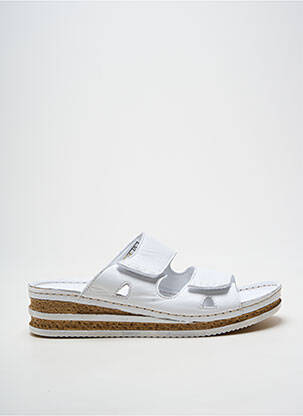 Mules/sabots bout ouvert talon de 4 à 6cm blanc ANDREA CONTI femme