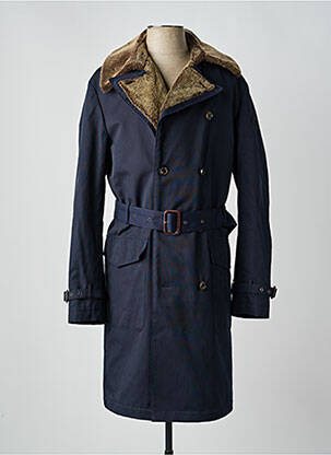 Parka manches longues sans capuche bleu CARNET DE VOL homme