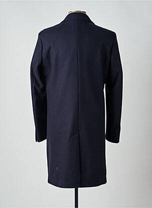 Manteau long manches longues sans capuche bleu ESPRIT homme