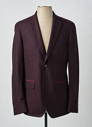 Blazer poches violet CARNET DE VOL homme