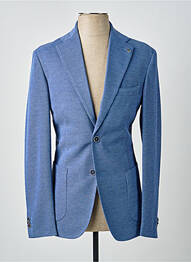 Blazer coupe cintrée bleu CARNET DE VOL homme