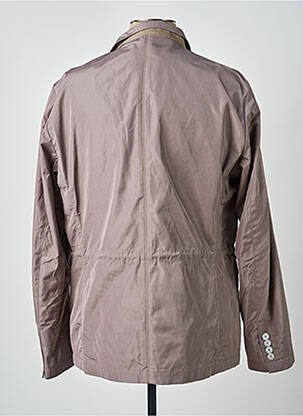 Veste casual coupe droite marron CARNET DE VOL homme