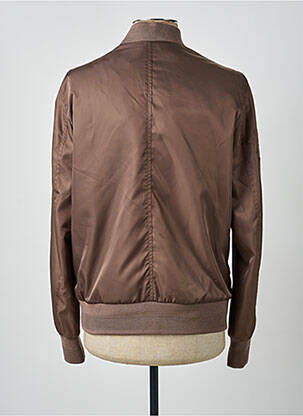 Blouson poches marron CARNET DE VOL homme