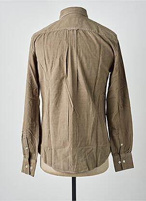 Chemise manches longues coupe cintrée vert CARNET DE VOL homme