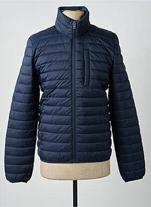 Doudoune poches sans capuche bleu ESPRIT homme