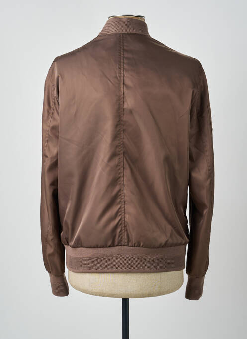 Blouson poches marron CARNET DE VOL homme