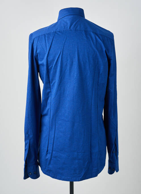 Chemise manches longues bleu fonce OLYMP homme