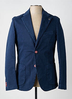 Blazer poches bleu CARNET DE VOL homme