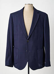 Blazer finition intérieure doublure imprimée bleu CARNET DE VOL homme