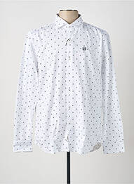 Chemise manches longues imprimé fantaisie blanc MY SCOOTER homme