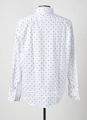 Chemise manches longues imprimé fantaisie blanc MY SCOOTER homme
