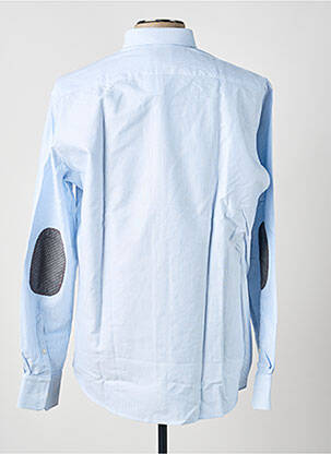 Chemise manches longues coupe cintrée bleu CARNET DE VOL homme