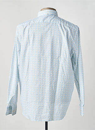 Chemise manches longues coupe droite bleu MY SCOOTER homme