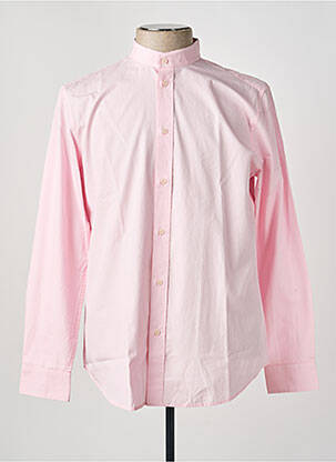 Chemise manches longues coupe droite rose ESPRIT homme