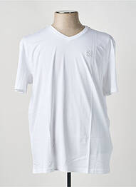 T-shirt broderie manches courtes blanc TOM TAILOR homme