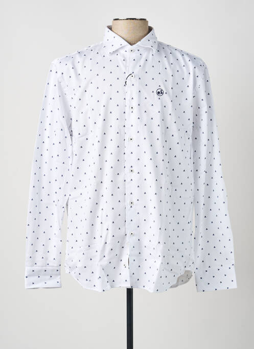 Chemise manches longues imprimé fantaisie blanc MY SCOOTER homme