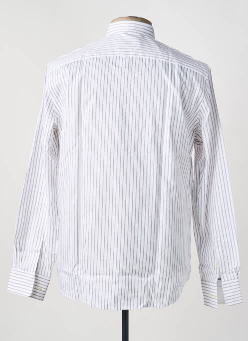 Chemise manches longues blanc CARNET DE VOL homme