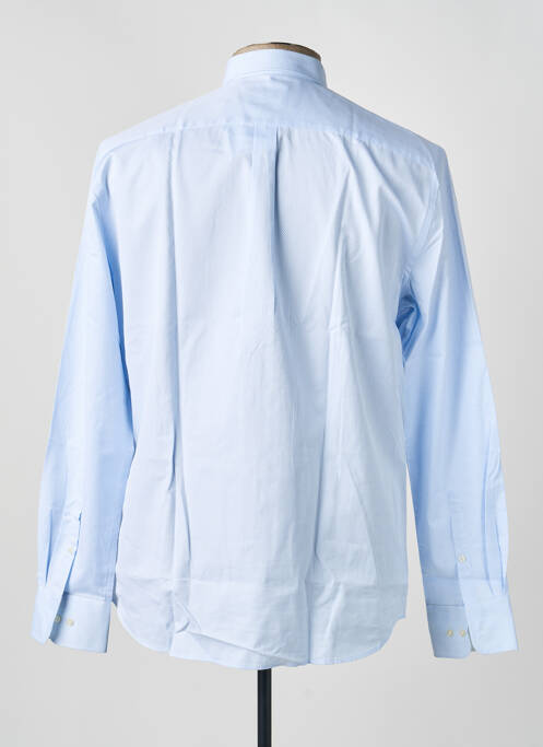 Chemise manches longues bleu CARNET DE VOL homme