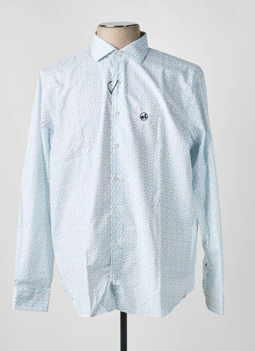 Chemise manches longues bleu MY SCOOTER homme