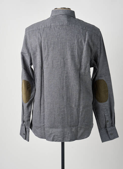 Chemise manches longues gris CARNET DE VOL homme