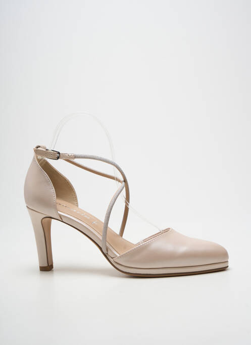 Escarpins fermeture boucle(s) talon de 7 à 9cm beige TAMARIS femme