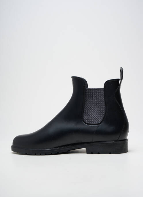 Bottines/boots bout rond talon bas noir MEDUSA homme